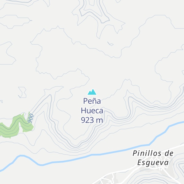 Map of Peña Hueca