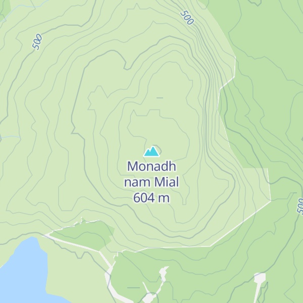 Map of Monadh nam Mial