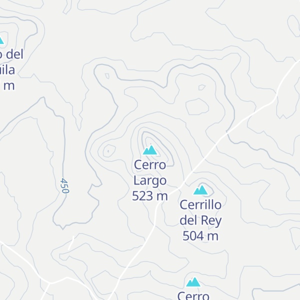 Map of Cerro Largo