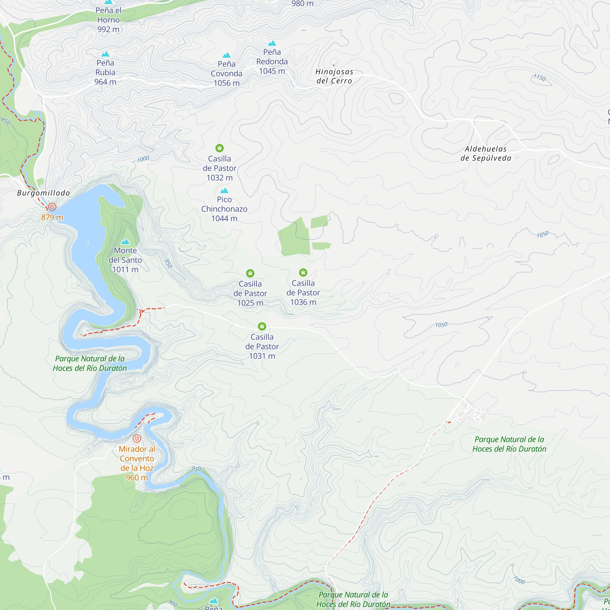 Casilla de Pastor map