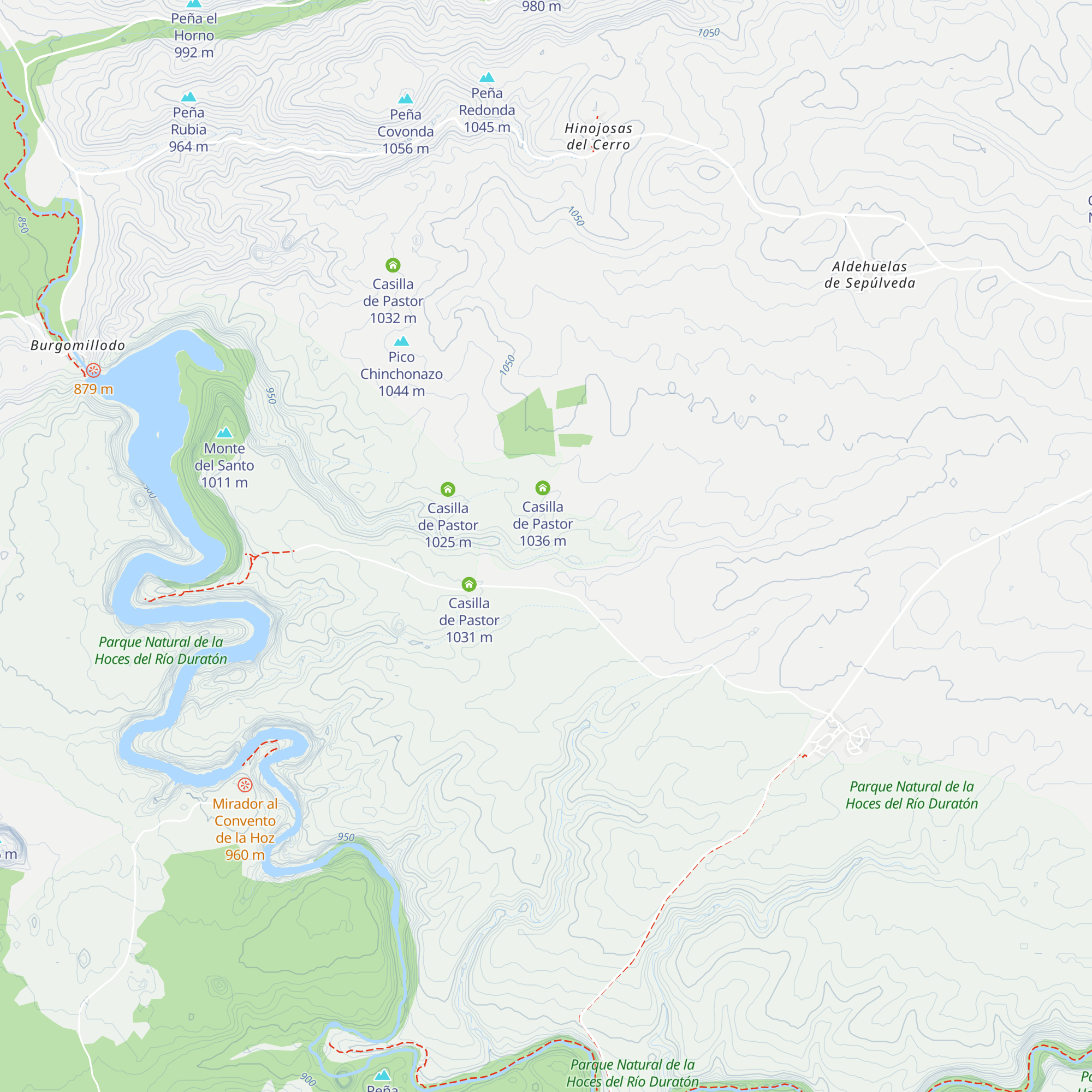 Casilla de Pastor map