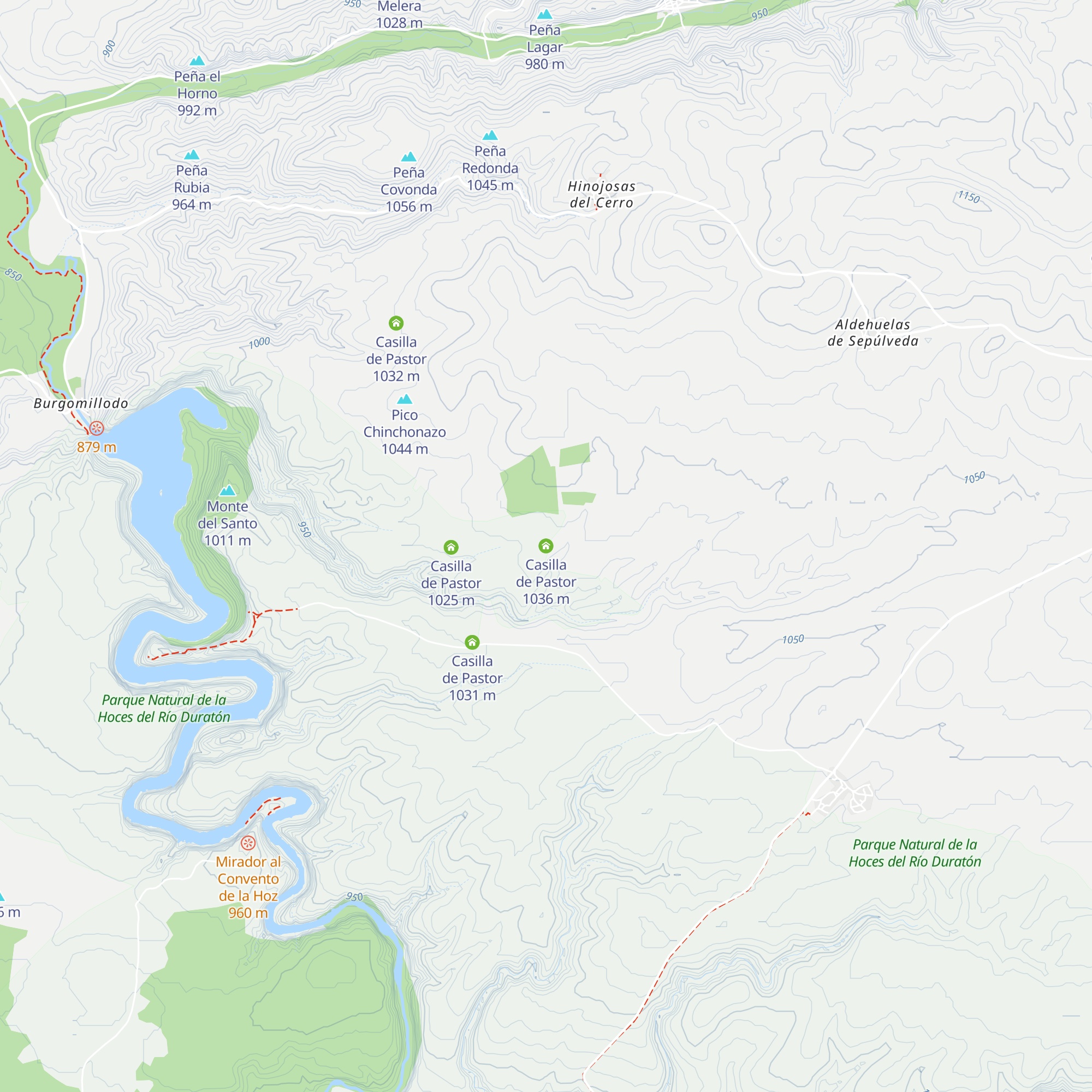 Casilla de Pastor map