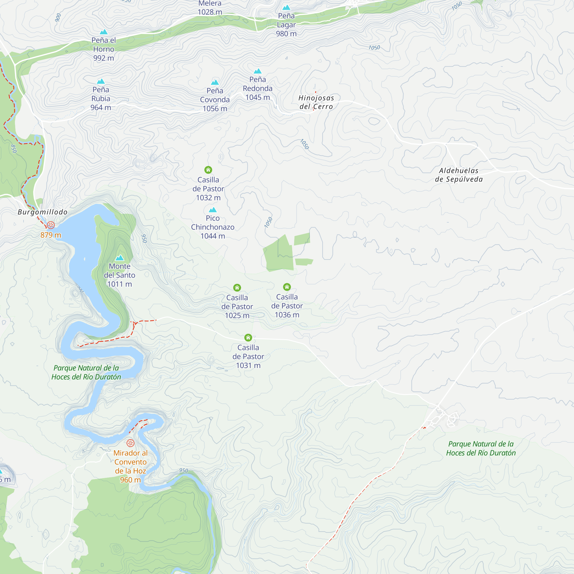 Casilla de Pastor map