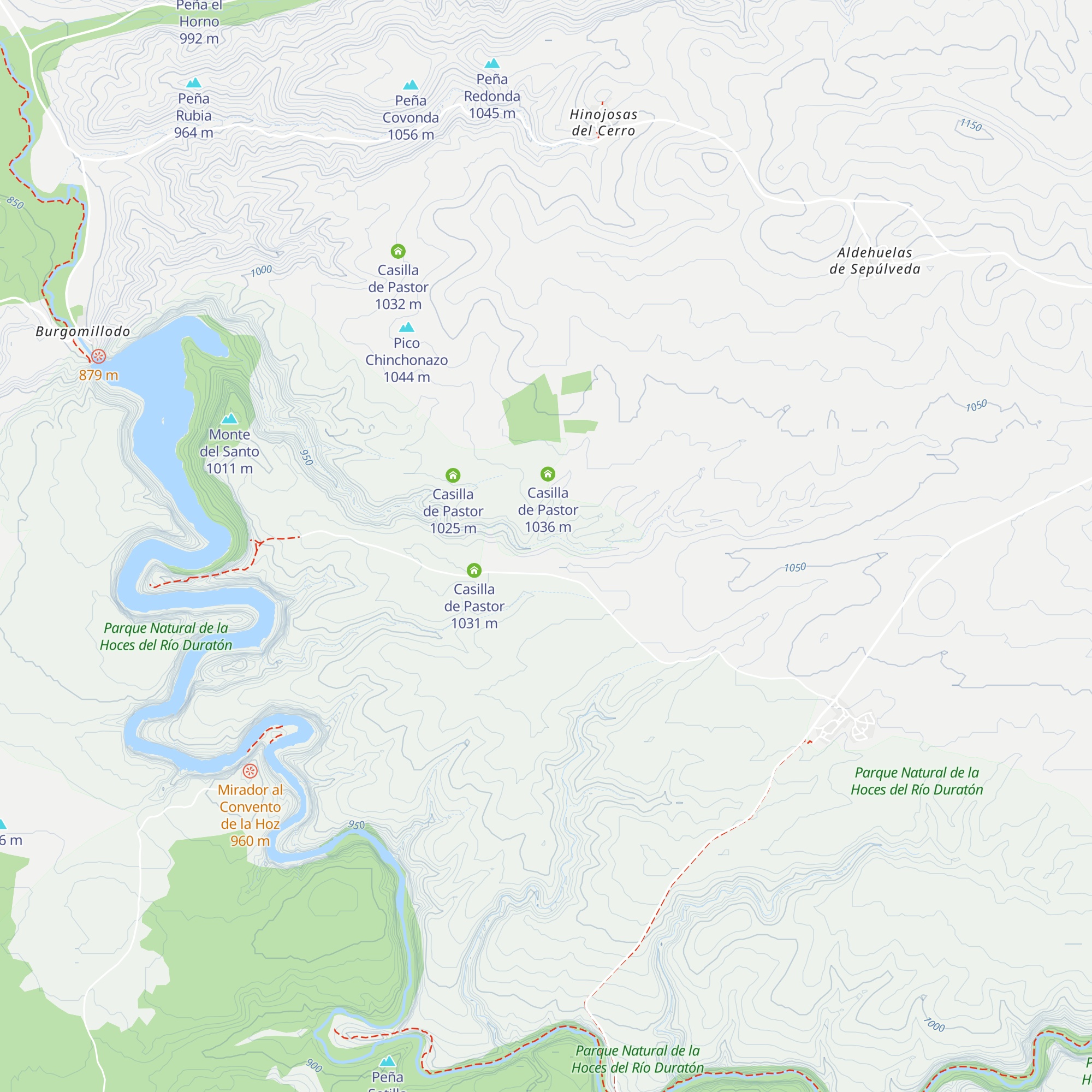 Casilla de Pastor map