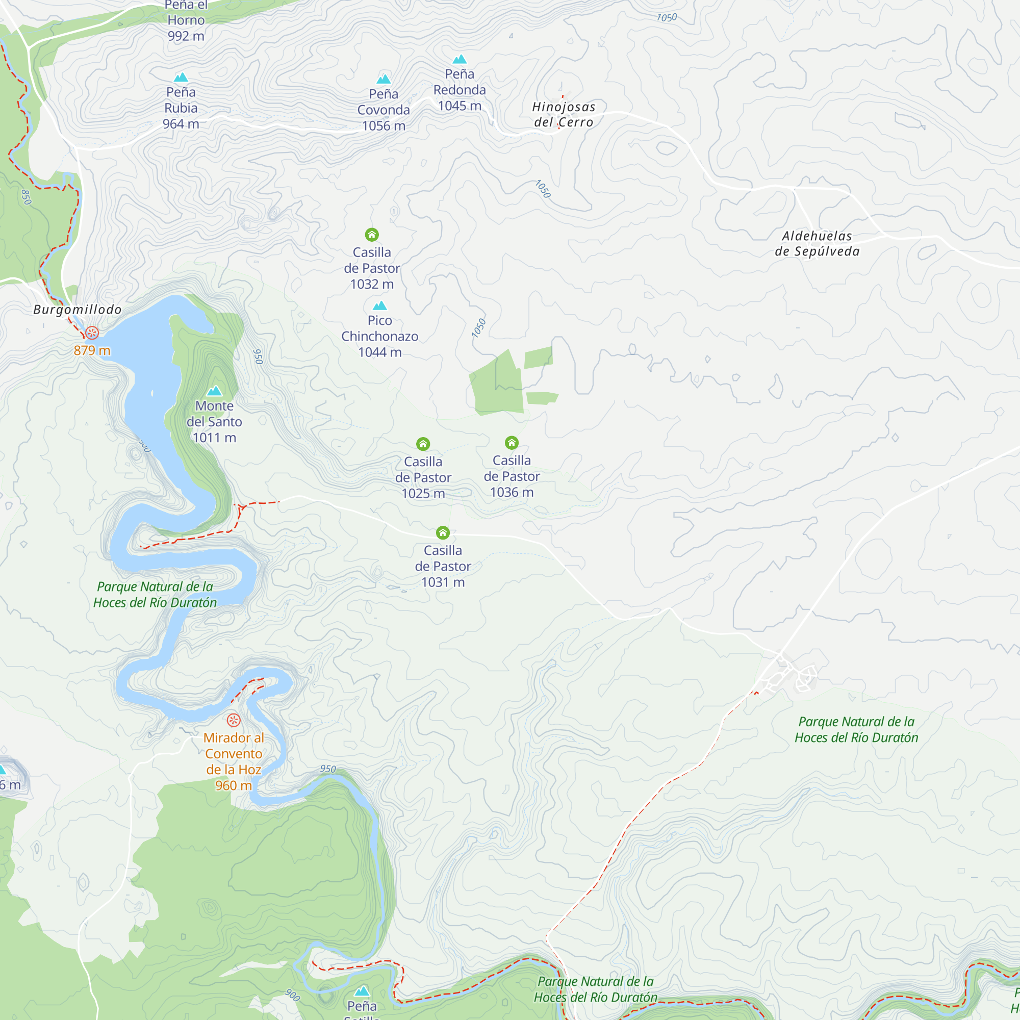 Casilla de Pastor map