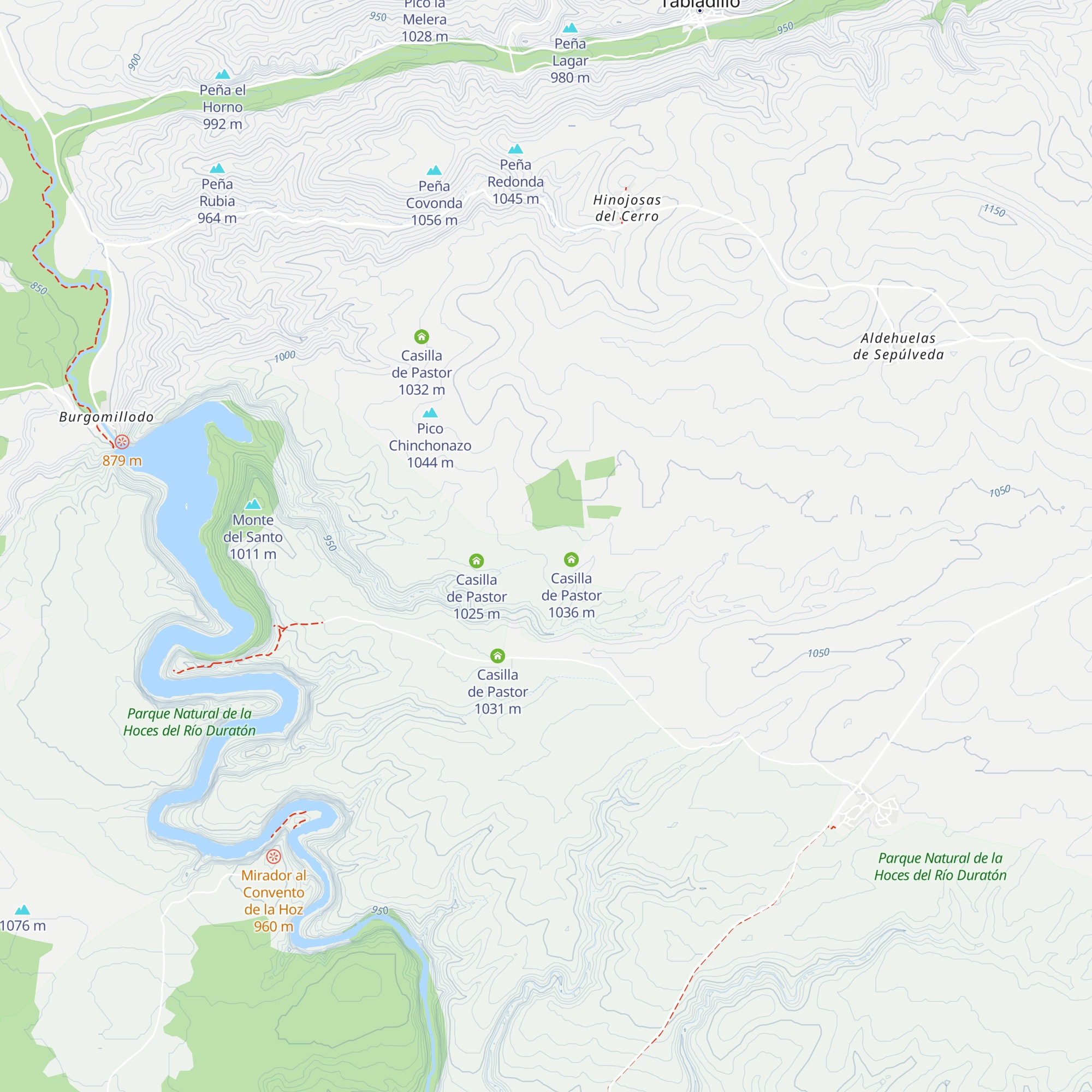 Casilla de Pastor map