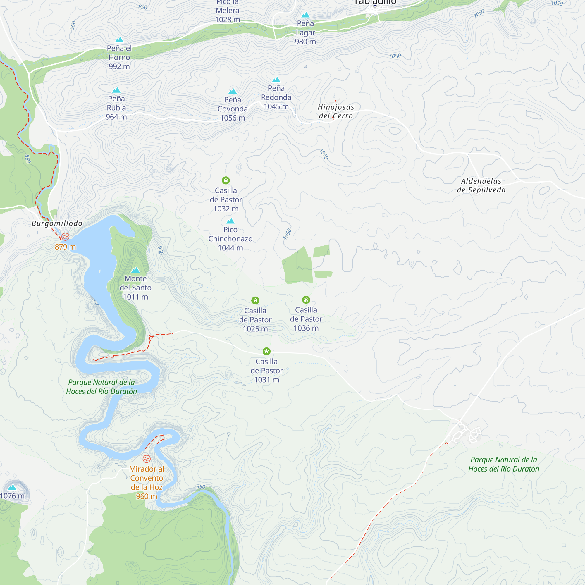 Casilla de Pastor map
