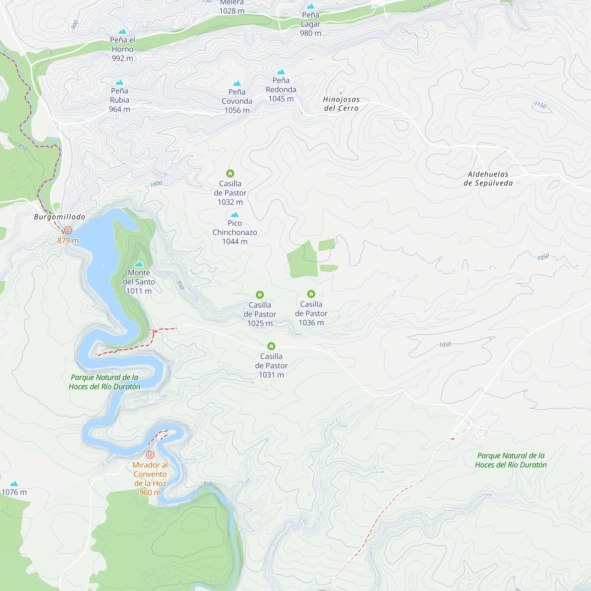 Casilla de Pastor map