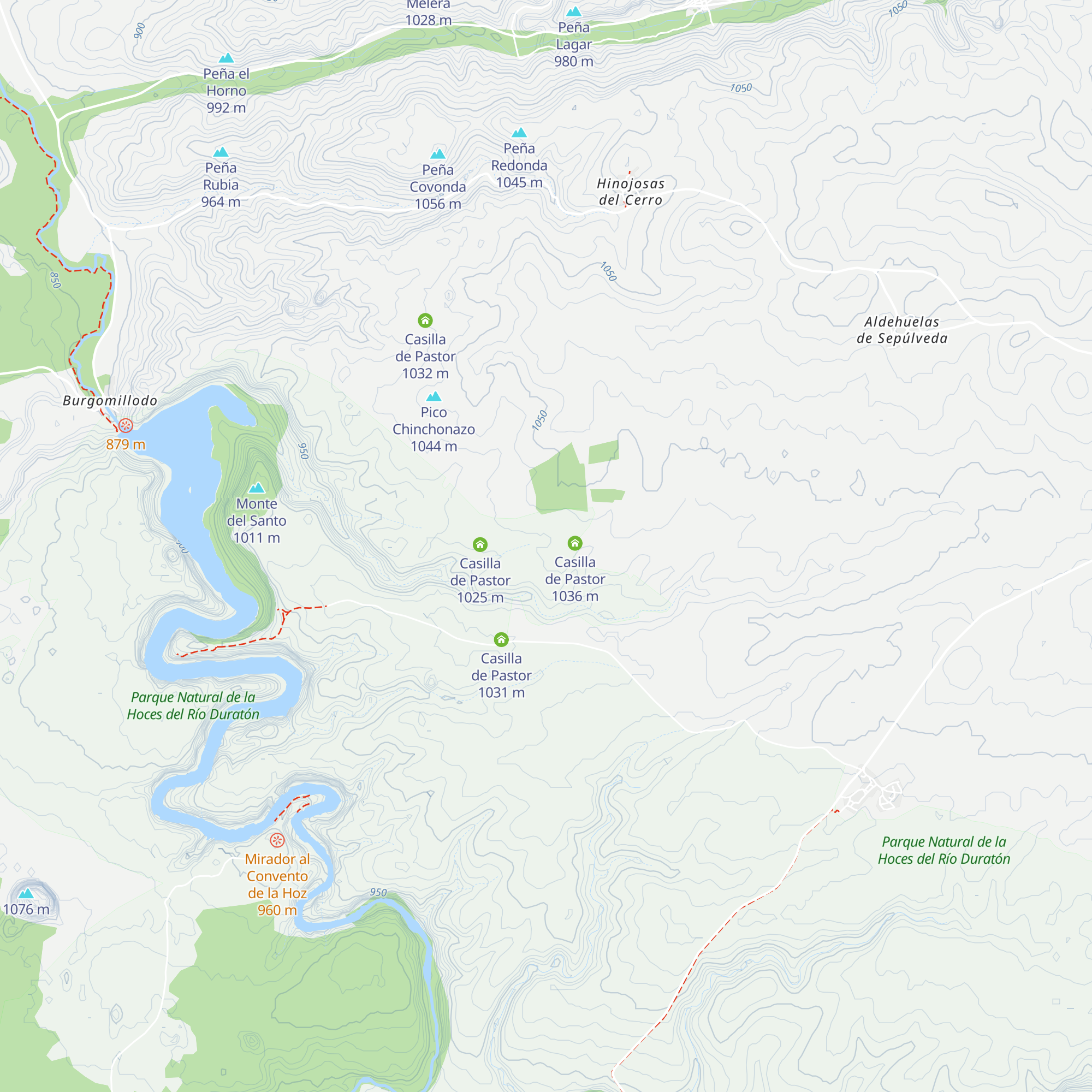 Casilla de Pastor map