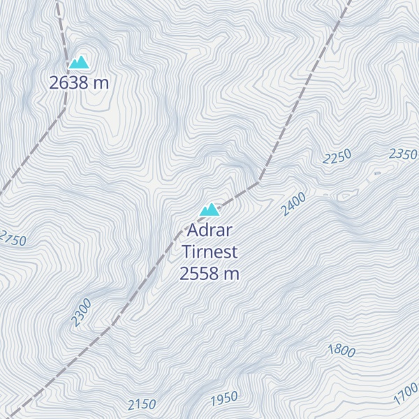 Map of Adrar Tirnest