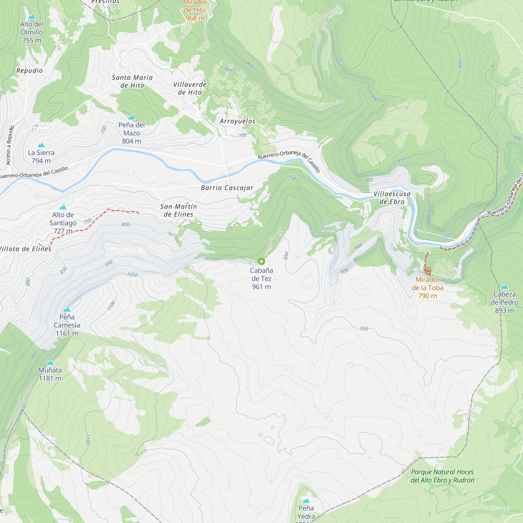 Cabaña de Tez map