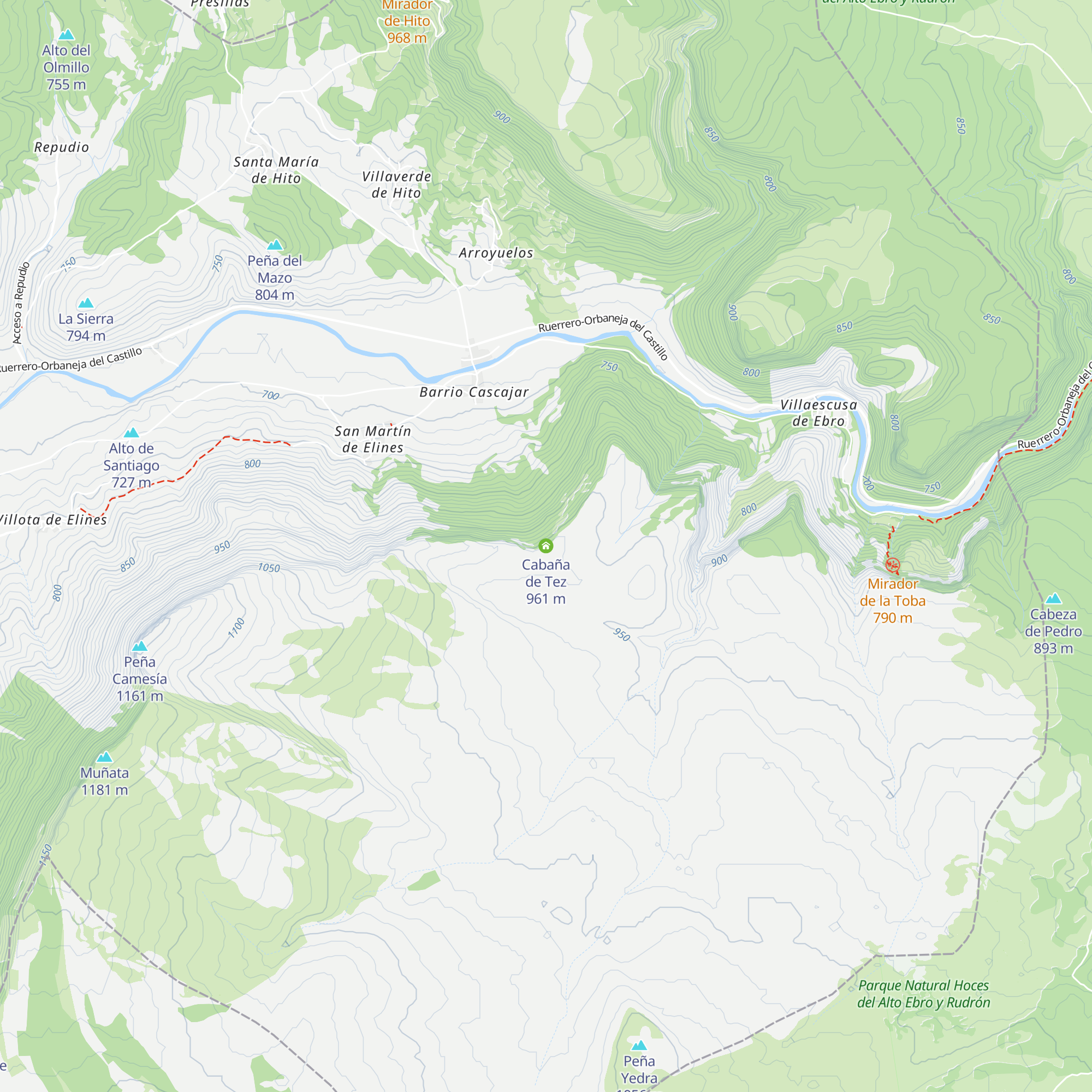 Cabaña de Tez map