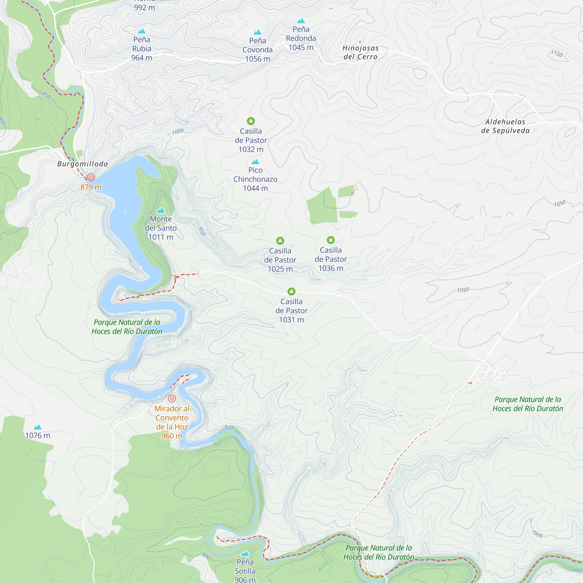 Casilla de Pastor map