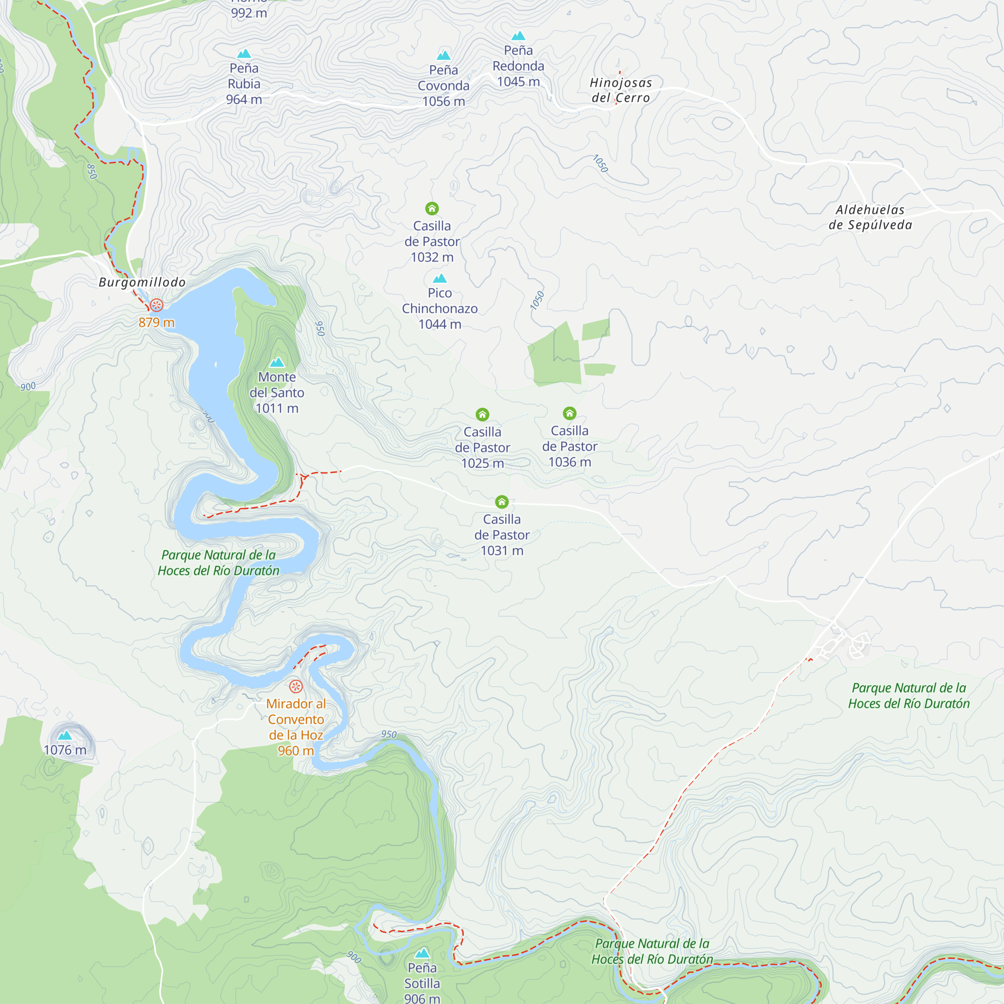 Casilla de Pastor map