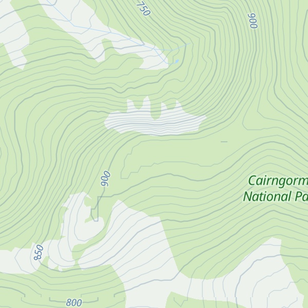 Map of Druim nam Bò