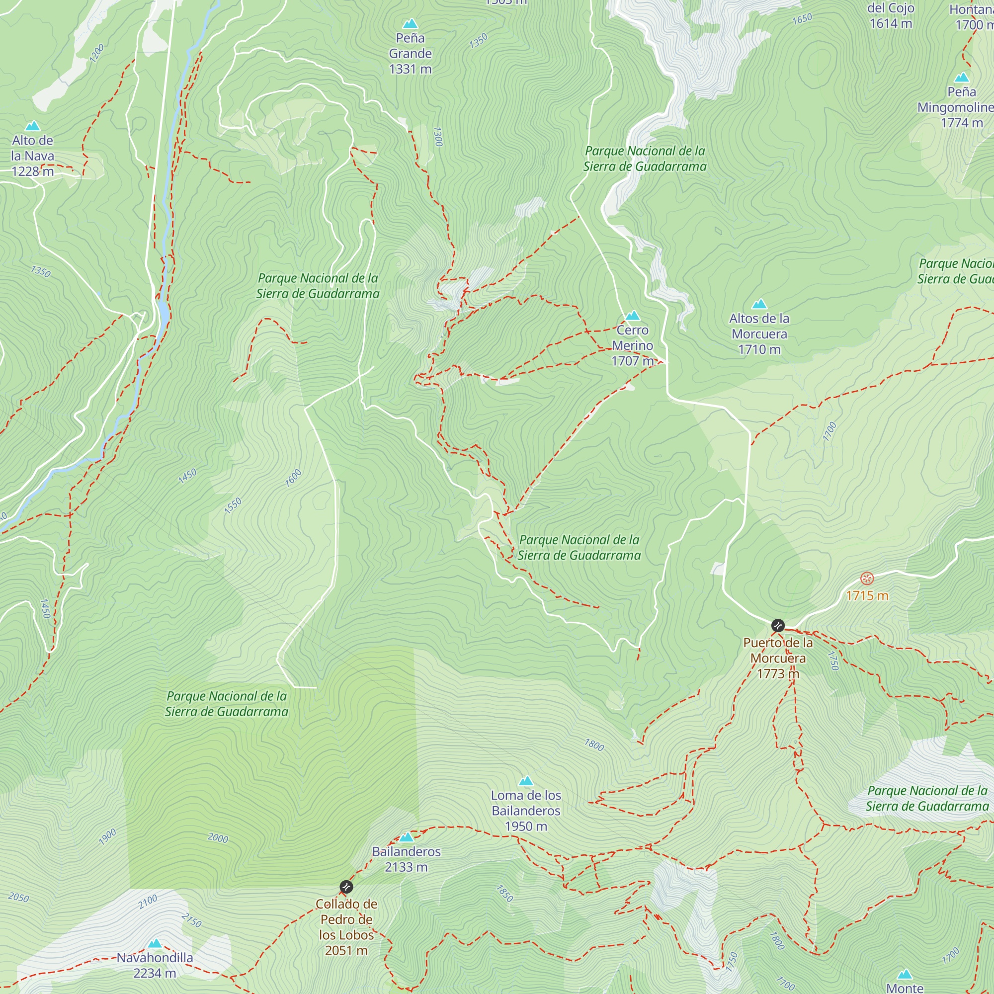 Caseta Los Barracones map