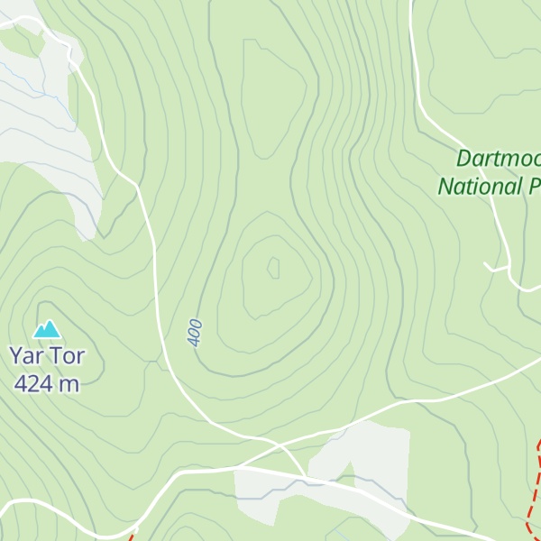 Map of Corndon Tor