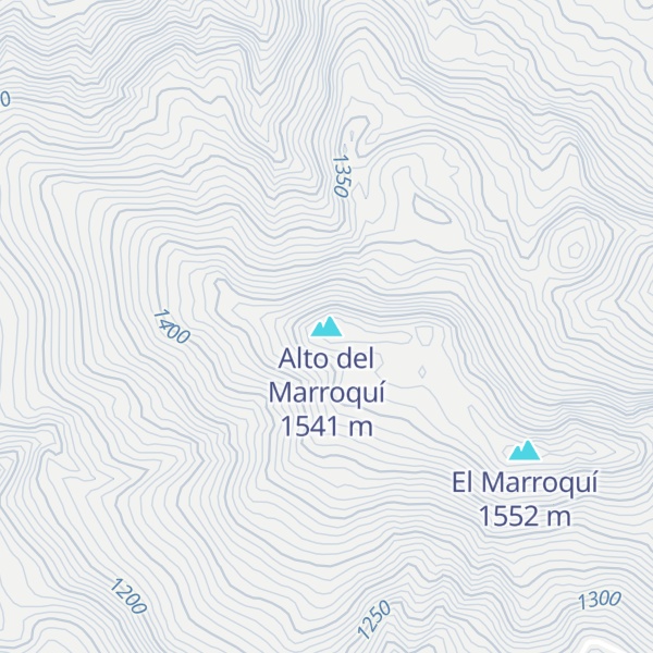Map of Alto del Marroquí