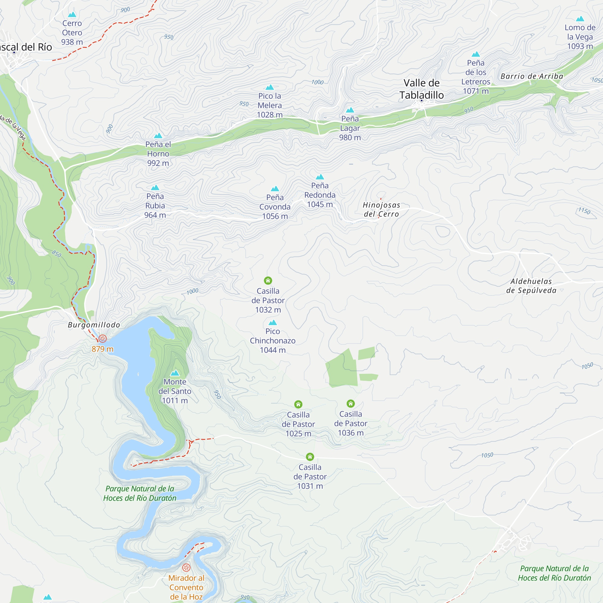 Casilla de Pastor map