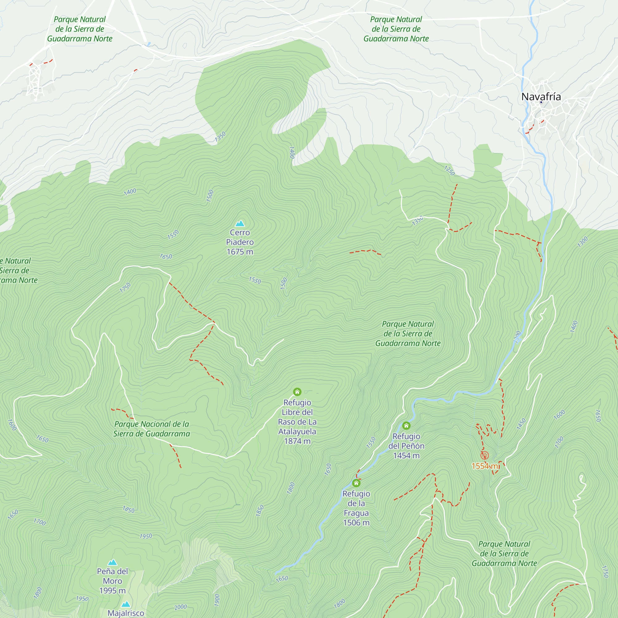 Refugio Libre map