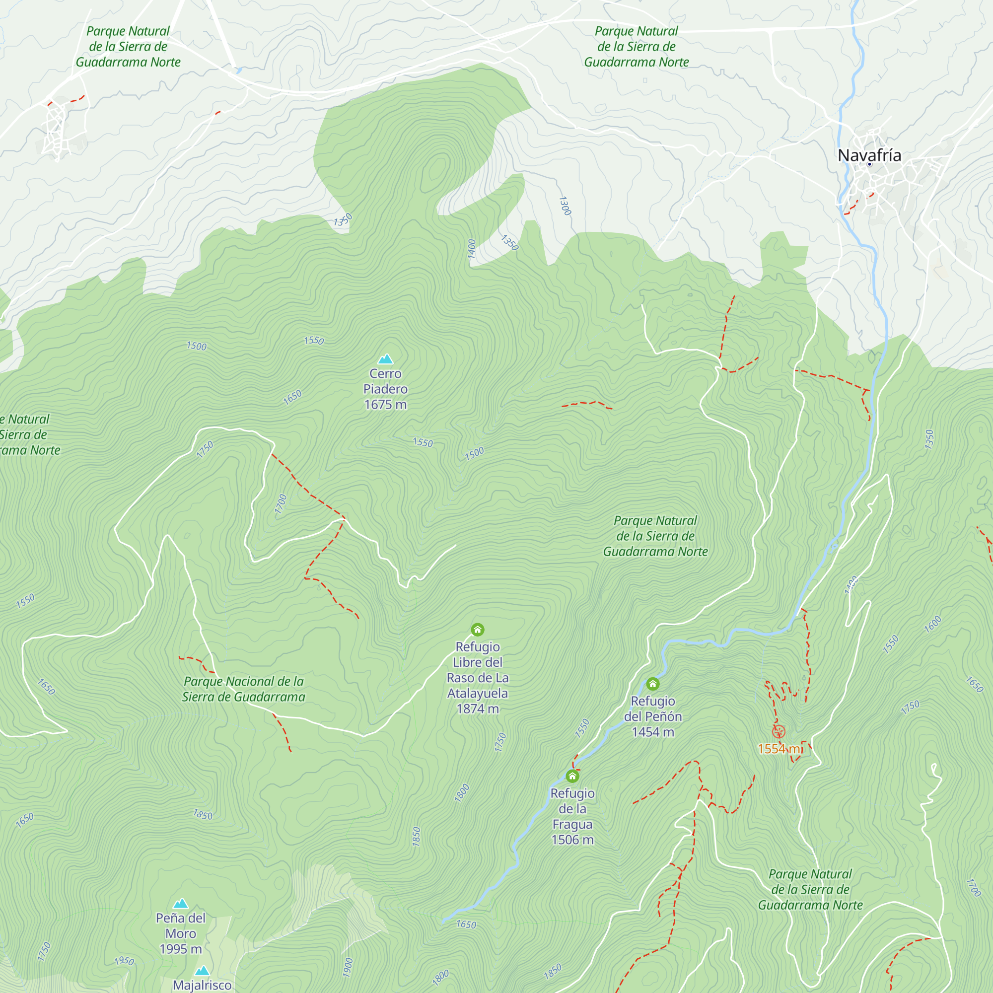 Refugio Libre map