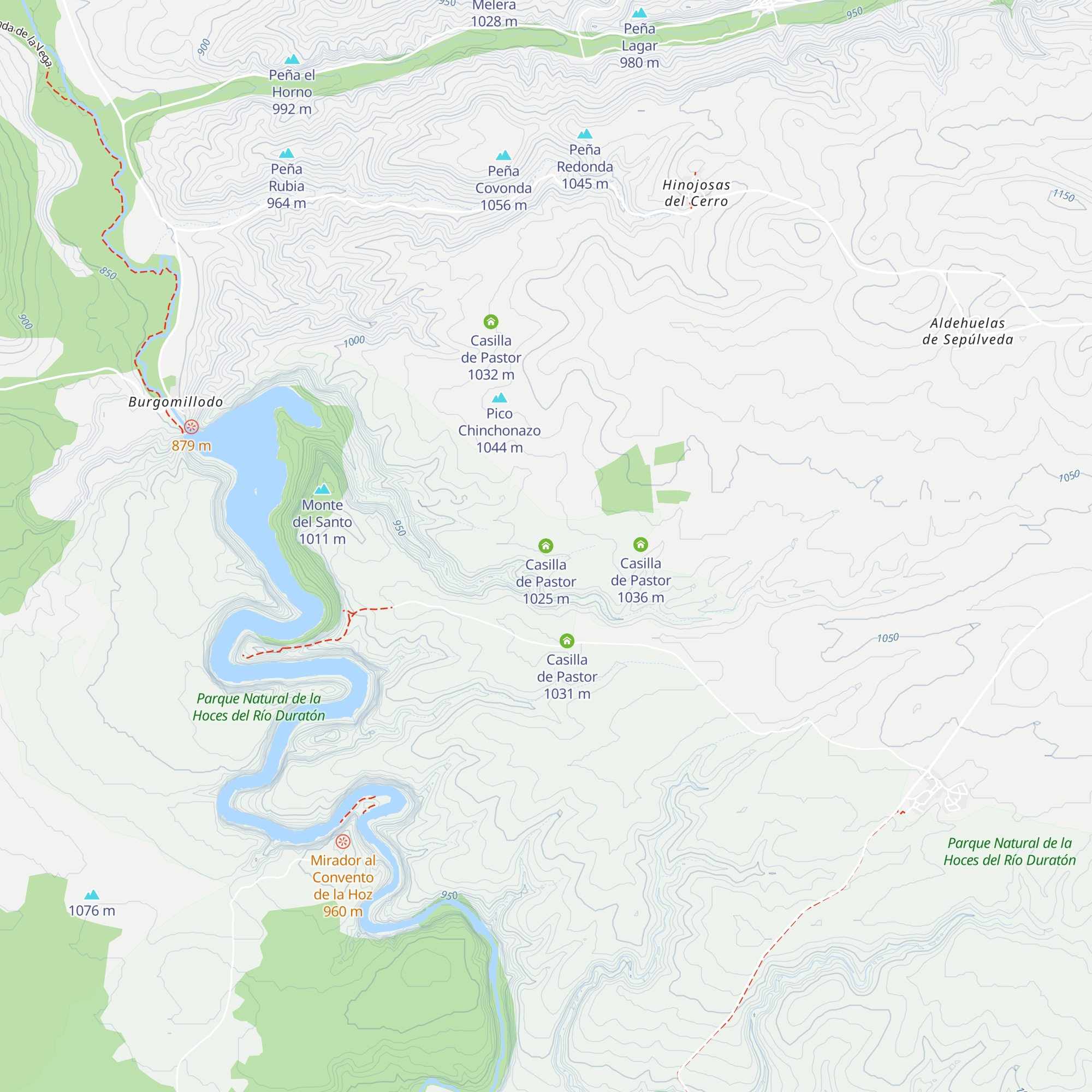 Casilla de Pastor map