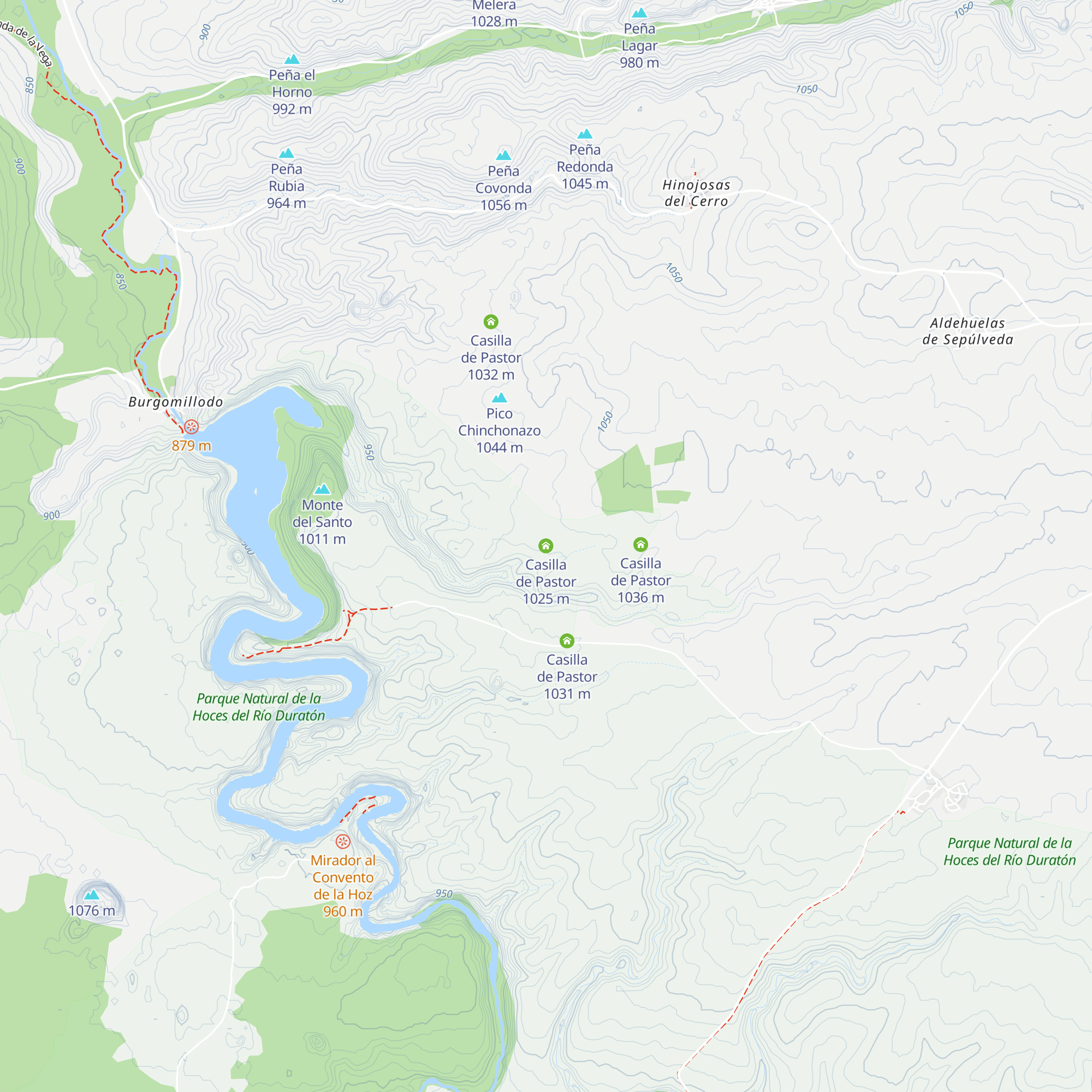 Casilla de Pastor map