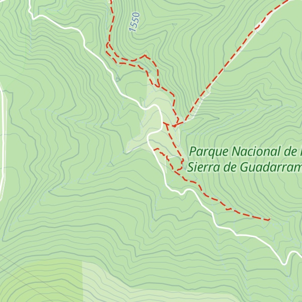 Map of Refugio Libre del Aguilón