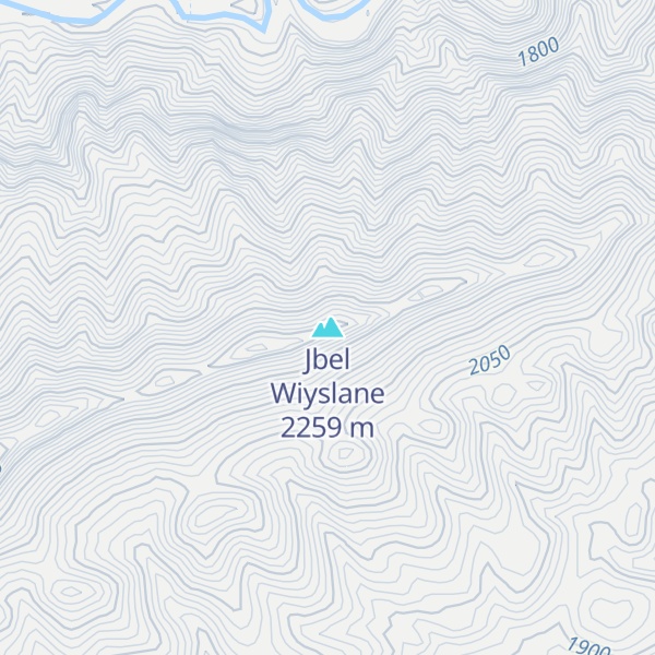 Map of Jbel Wiyslane