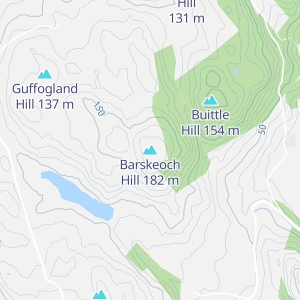 Map of Barskeoch Hill