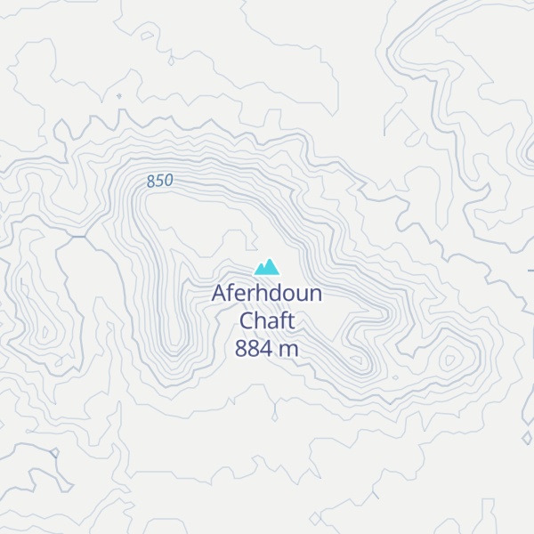 Map of Aferhdoun Chaft