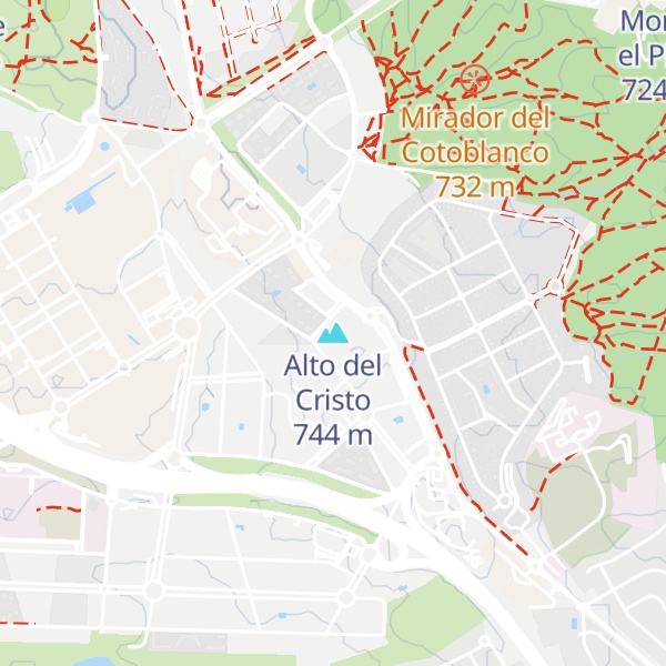 Map of Alto del Cristo