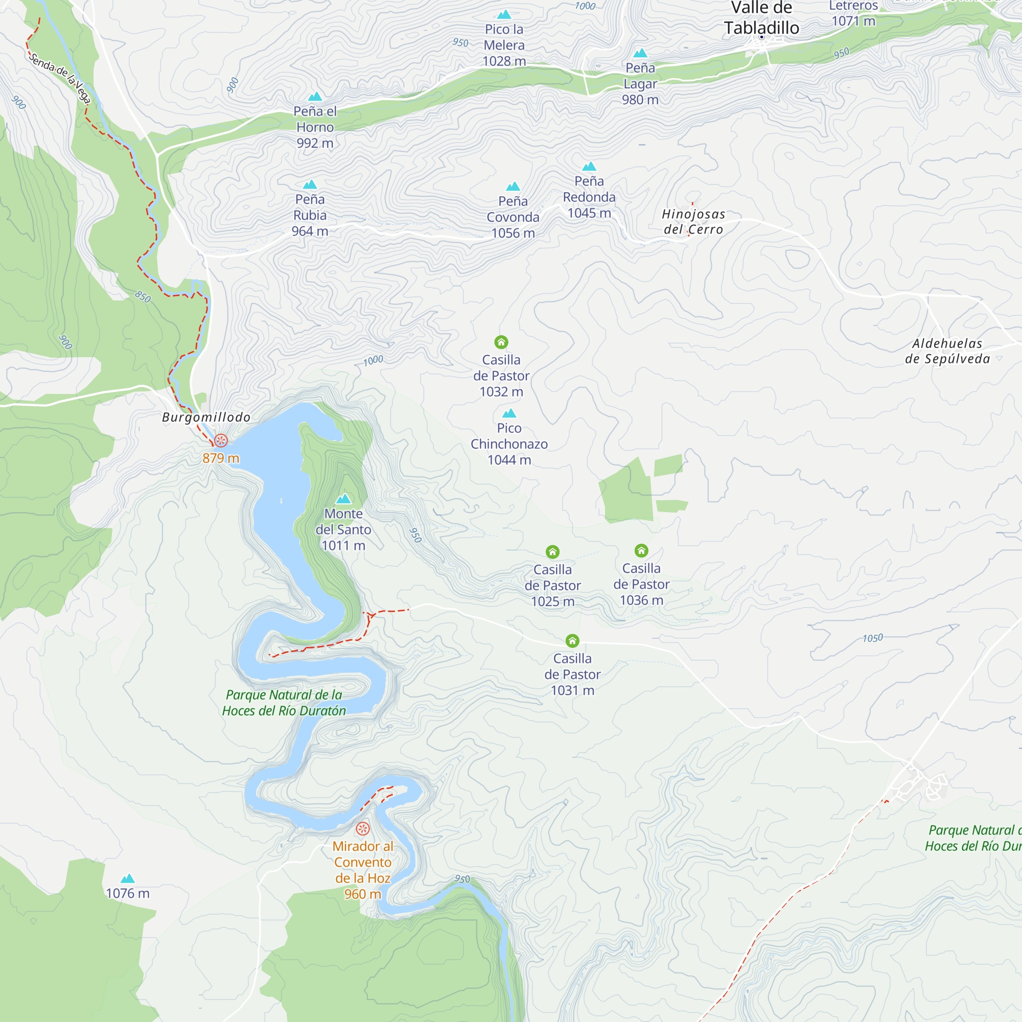Casilla de Pastor map
