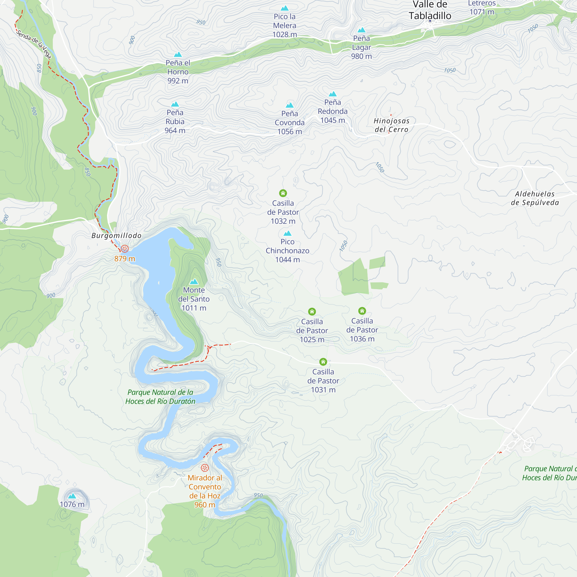 Casilla de Pastor map
