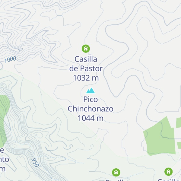 Map of Pico Chinchonazo