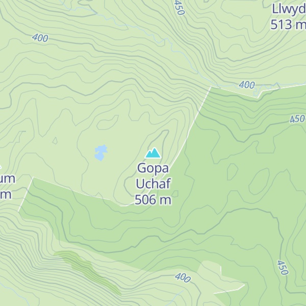 Map of Gopa Uchaf