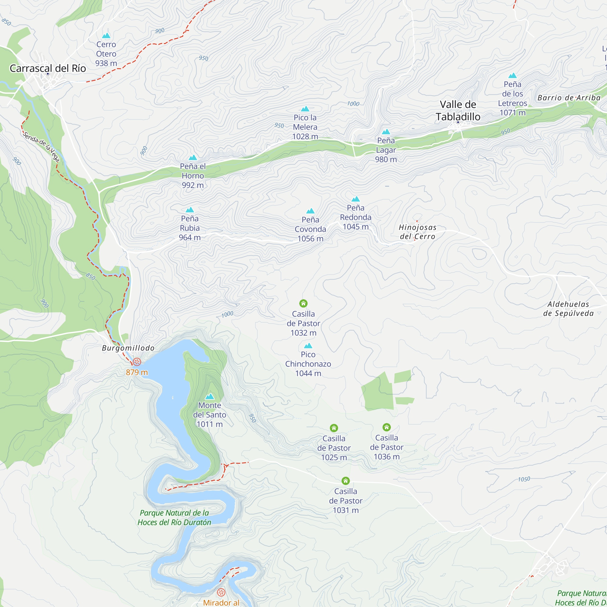Casilla de Pastor map