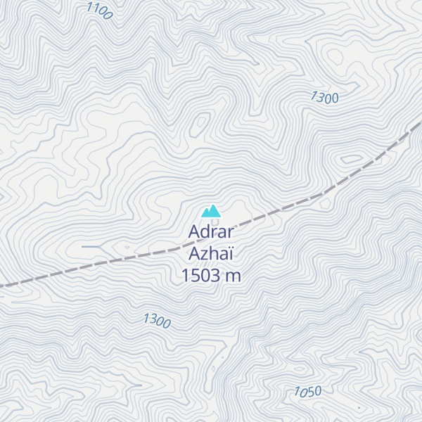 Map of Adrar Azhaï