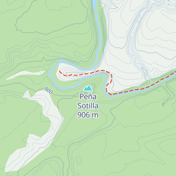 Map of Peña Sotilla