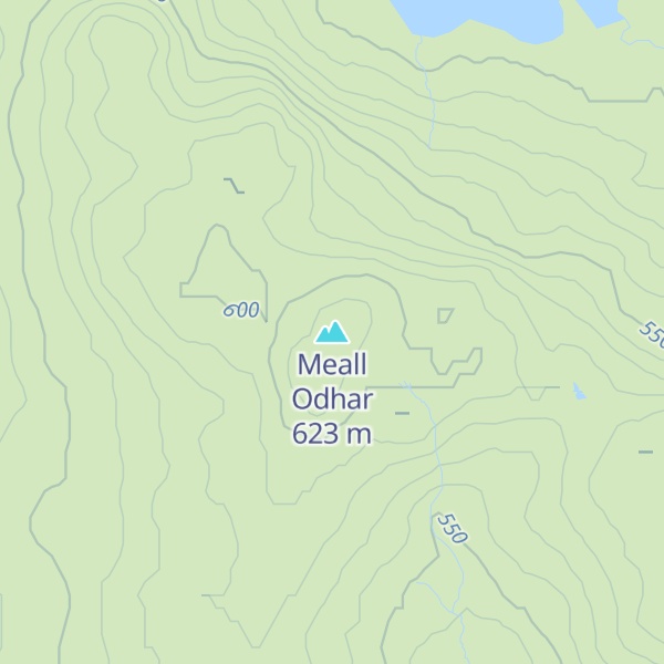 Map of Meall Odhar