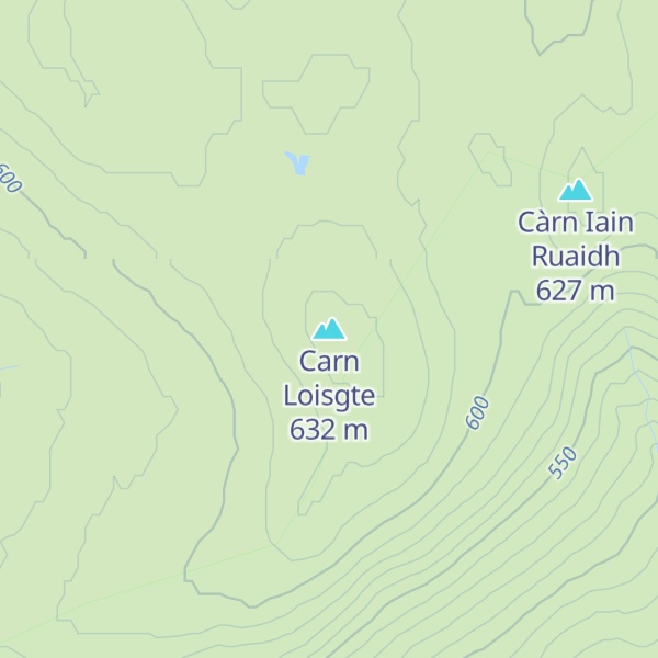 Map of Carn Loisgte