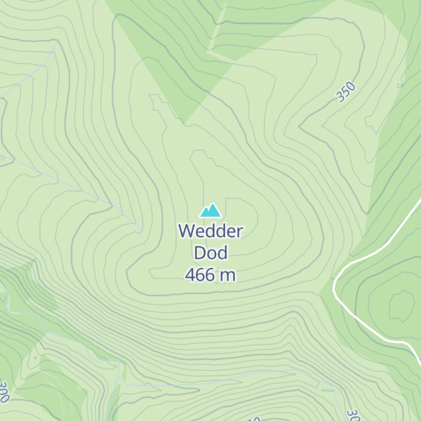 Map of Wedder Dod