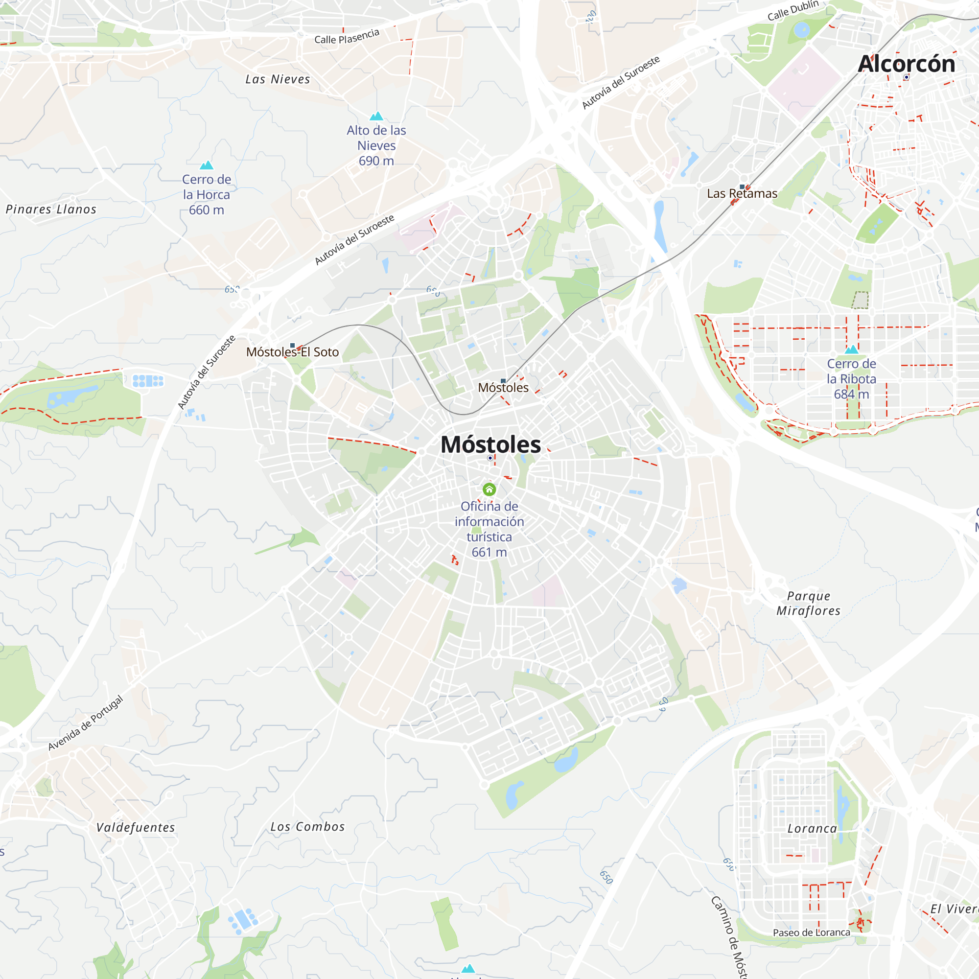 Oficina de información turística map