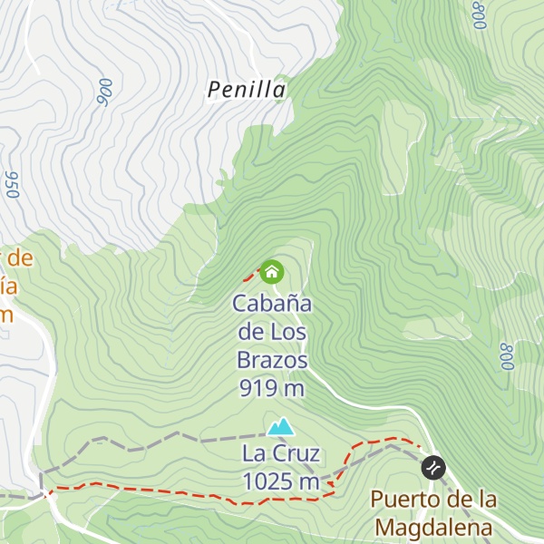Map of Cabaña de Los Brazos