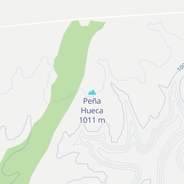 Map of Peña Hueca
