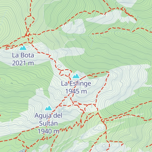 Map of La Esfinge