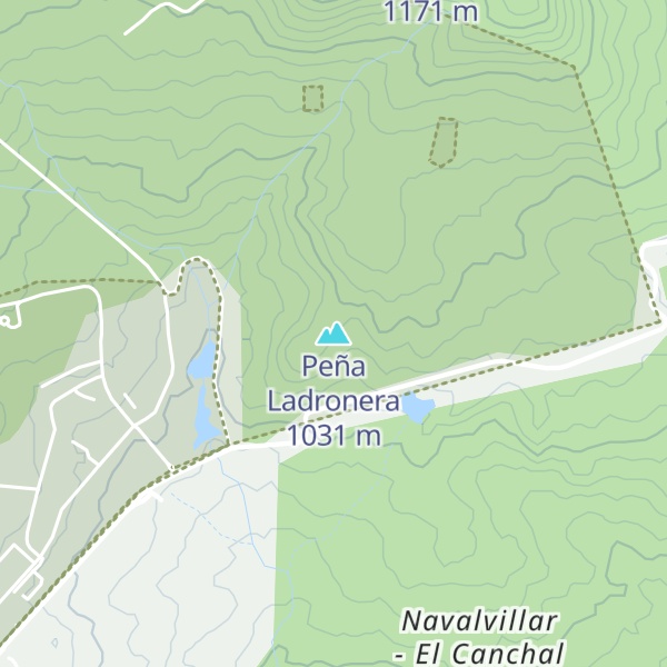Map of Peña Ladronera