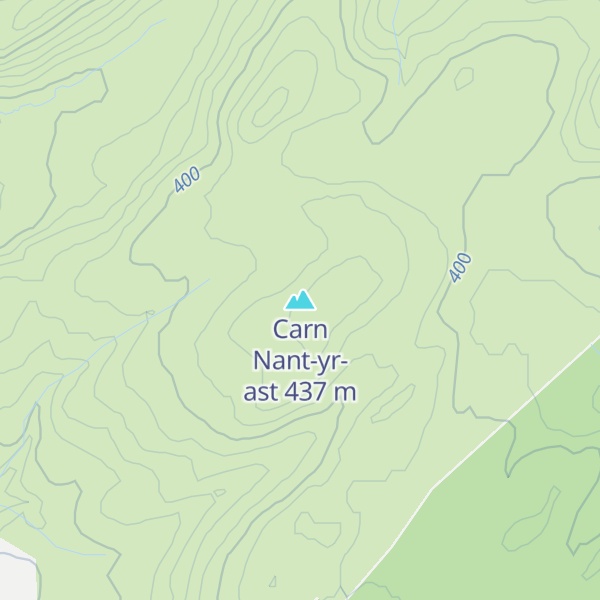 Map of Carn Nant-yr-ast