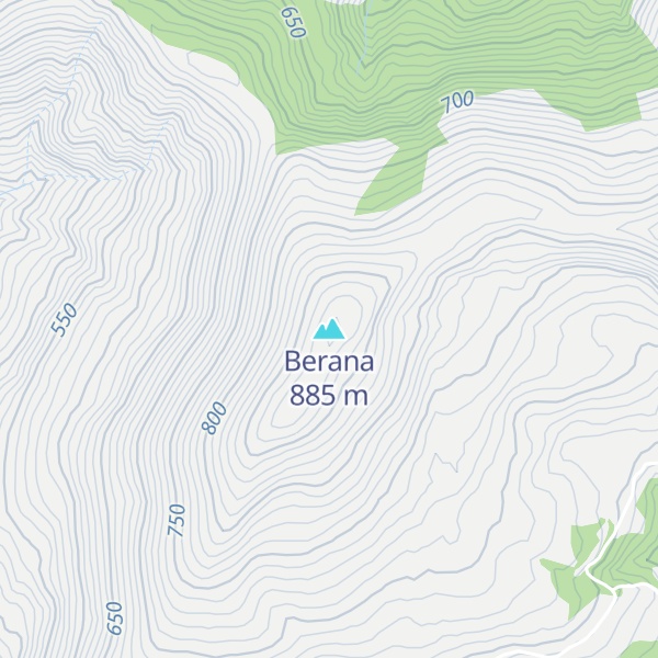 Map of Berana