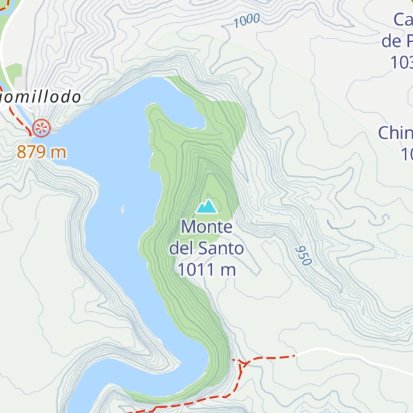 Map of Monte del Santo
